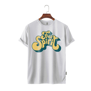 T-shirt pour homme en coton 100% lourd, qualité supérieure, fabrication OEM, vente en gros, Bangladesh, logo personnalisé imprimé, coupe classique - Product Image 4