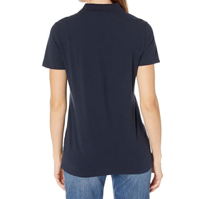 100% algodón de mujer de gran tamaño para Polos logotipo personalizado Casual multicolor estampado de punto ropa en blanco de los fabricantes - Product Image 3