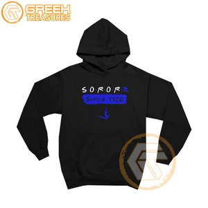 Sudadera con capucha bordada de lana de algodón Zeta Phi Beta personalizada, suéter de alta calidad de la Hermandad de mujeres, ropa griega, sudaderas con capucha más finas - Product Image 6
