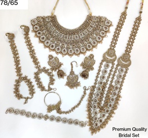 ชุดสร้อยคอ kundan ทำด้วยมือแบบออนไลน์ล่าสุดของอินเดียเครื่องประดับแฟชั่นแบบชาติพันธุ์ที่กำหนดเองสำหรับวันครบรอบ - Product Image 4