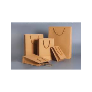Bolsas de papel Kraft duraderas reciclables de tamaño personalizado de alta calidad, mango largo de mano, respetuosas con el medio ambiente, hechas en Vietnam al por mayor - Product Image 2