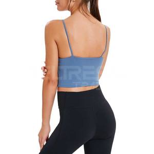 Tops de Yoga de alta calidad Premium para mujer, diseño transpirable de secado rápido, venta al por mayor barata, última camiseta de Yoga - Product Image 2