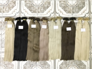 Extensiones de Cabello Vietnamitas Remy de Queratina con Punta Plana de Alta Calidad al por Mayor, con Cinta Adhesiva, Doble Trama, 100g, Todos los Colores, Permanente, OEM, ODM - Product Image 2