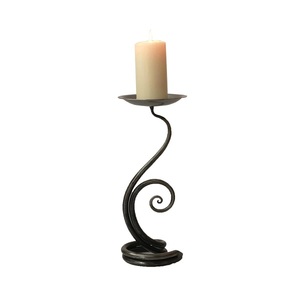 Porte-bougie et support classique en métal fer, porte-bougie à un pilier, décoration de mariage pour la maison et l'hôtel - Product Image 6