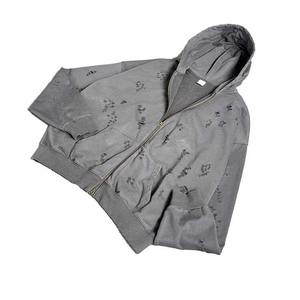 Sweats à capuche surdimensionnés pour hommes Streetwear respirant broderie thermique tendance vente en gros sweats à capuche - Product Image 1