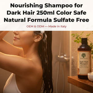 Shampooing Naturalsafe 250ml, sans sulfate, bio, pour cheveux foncés, compatible avec la coloration, RedMoringa, marque privée, OEM Italie - Product Image 2