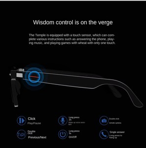 Lentes de Sol Inteligentes E13 con Auriculares Bluetooth para Música y Funciones de Conversación para Personas con Visión Corta - Product Image 3