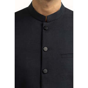 Gilet coupe-vent pour homme, coupe ajustée, style élégant, boutons, toile en polyester, vêtement d'extérieur pour une utilisation en extérieur - Modèle WC-STY25-019 - Product Image 5