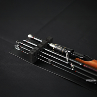 Canne à pêche spinning portable 240 cm 5 brins action moyenne rapide pour la pêche à la ligne, aux leurres, en mer, en rivière, en eau salée, en eau douce, à la carpe, au bar et au vairon, en bois et fibre de carbone