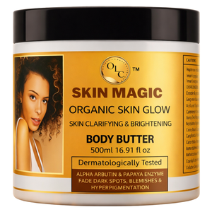 Manteca Corporal Orgánica Aclarante e Iluminadora con Alfa Arbutina y Enzima de Papaya, Dermatológicamente Probada, 500 ml - Product Image 6