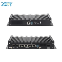 Router Perangkat Lunak Tegangan Lebar 100V-240V dengan CPU Intel Core I5 1235U, 2 SFP+ 10G Fiber, 6 RJ45 2.5G LAN, Server Jaringan Tanpa Kipas