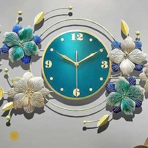Modern Design Indian Handicraft Hanging Iron Needle <b>Wall</b> <b>Clock</b> for Wedding Anniversary Gifts and Stylish Home <b>Decor</b> - Product Image 2