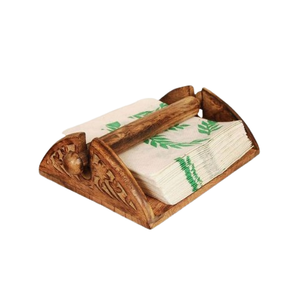 Design décoratif indien Distributeur de serviettes en bois très exigeant Porte-serviettes de table d'aspect premium - Product Image 6