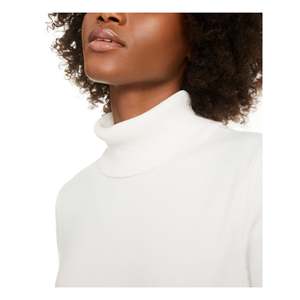 Cardigan Bianco da Donna Alfani, Traspirante, Collo Alto, da Indossare al Lavoro, Maglione Sottile Stile Coreano, Taglia XS - Product Image 3