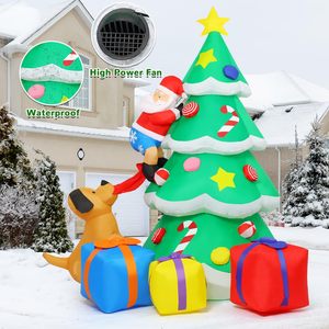 Nhà Máy Giá 6.8 ft thổi lên Cây giáng sinh với hộp quà Tặng đèn LED Inflatable Cây giáng sinh ngoài trời trang trí Giáng sinh - Product Image 6