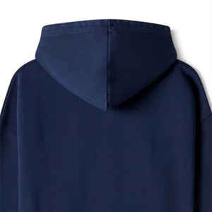 Sudadera con capucha y cremallera para hombre 100% algodón recortada de gran tamaño sudaderas con cremallera en Blanco polar peso pesado Sudadera con capucha personalizada - Product Image 6