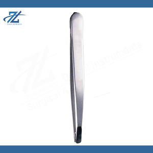 แหนบถอนขนคิ้วสแตนเลสโค้งคุณภาพสูง ระดับมืออาชีพ เป็นมิตรกับสิ่งแวดล้อม ทนทาน สำหรับถอนขนและดูแลหนวด - Product Image 6