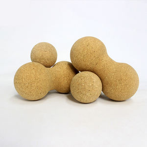 ヨガナチュラルコルクマッサージボールマッスルリラクゼーションポイントボールコルクマッサージローラーボールセット - Product Image 3