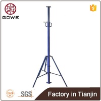 Puntal de Acero Telescópico, Apuntalamiento Ajustable 48/56/60mm, Soporte de Construcción