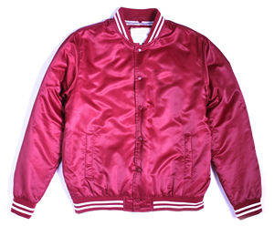 Chaqueta de bombardero de satén de estilo universitario, diseño de béisbol personalizado OEM para jóvenes y chaqueta universitaria de moda urbana - Product Image 1