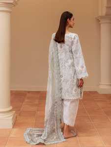 ปากีสถานชุดเดรส3ชิ้นแบบไม่มีตะเข็บสำหรับผู้หญิงชุดปาร์ตี้แบบลำลองผ้าลินิน - Product Image 2