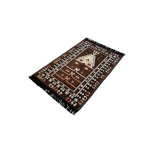 SHARK anatolian prayer rug kilim 15 COFFEE - Product Image 2