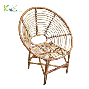 베스트 셀러 현대적이고 소박한 디자인 홈 장식 등나무 의자 베트남에서 만든 Keico
