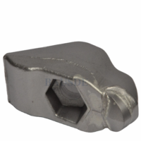 BAUSDE Soporte de Dientes para Trituradora Forestal, Repuestos de Recambio para Excavadora y Desbrozadora de Tocones, Compatible con Prinoth AHWI UPTS04