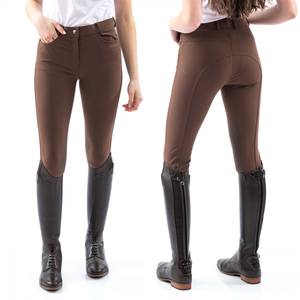 Vente en gros de jodhpurs et de culottes pour femmes, leggings d'équitation personnalisés avec poche latérale pour un confort d'équitation - Product Image 5