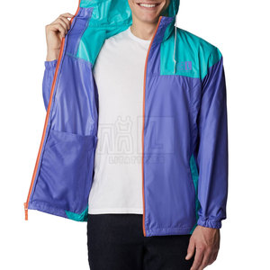 Veste coupe-vent pour homme de qualité supérieure avec logo sur le devant, en polyester/nylon, séchage rapide, respirante, vêtement d'extérieur pour l'hiver - Product Image 4