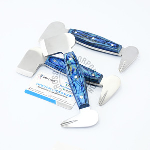 Herramienta de herrador de Venta caliente, amortiguador de pezuña de doble cara, amortiguador de pezuña ajustable con mango de madera, suministros profesionales para herradores - Product Image 1