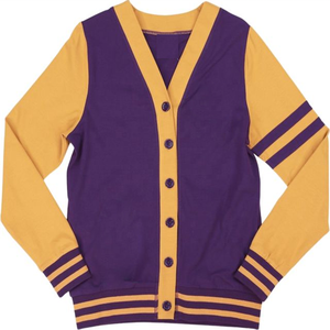 Vente en gros cardiganswear en tricot personnalisé pull à col en v école collage tricoté - Product Image 1