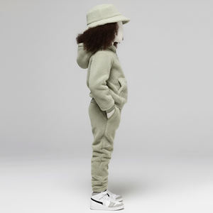 Nouveau survêtement élégant en coton grande taille à capuche pour bébés garçons ensemble de survêtement d'hiver deux pièces décontracté - Product Image 3