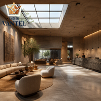 Vantel Luxus-Hotelmöbel für Gewerbe mit Lobby-Empfangssofa, Loungesessel, Couchtisch, Maßgeschneiderte Lösungen