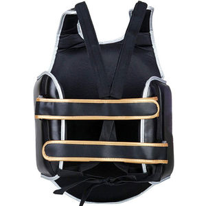 Gilet d'entraînement de boxe professionnel personnalisé protection de poitrine en PU avec conception de logo personnel pour poinçonner les services OEM disponibles - Product Image 4