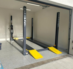 Nuevo Elevador de Autos de 4 Postes, 4 Toneladas, Equipo Hidráulico para Garaje Automotriz |   Elevador de Autos de Cuatro Postes, 4000 kg, Elevador Profesional para Vehículos - Product Image 5