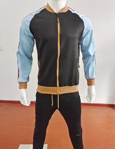 Ensembles de survêtement personnalisés pour hommes en coton uni respirant et écologique avec sweats à capuche et pantalons de jogging - Product Image 5