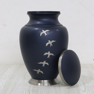 Avolon Brass Pink Memorial Cremation Urns Funeral <b>Supplies</b> for Human Ashes Adult From India Funeral Urn Pot - Product Image 5