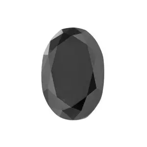 Moissanita negra suelta con forma de lujo, al mejor precio, joyería, piedra de moissanita negra