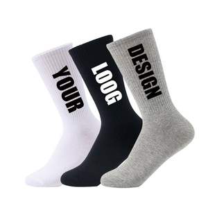 Wholesale Custom 100% Cotton <b>Men's</b> Sports Crew <b>Gym</b> Athletic <b>Socks</b> High Quality Casual Style for Summer - Product Image 6