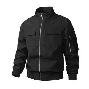 Veste Bomber Vintage pour Homme en Toile matelassée Chaude pour l'Extérieur Coupe Slim Casual à Capuche Automne Hiver 2026 - Product Image 1
