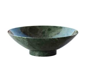 Bol en marbre de service de fruits de conception luxueuse bol alimentaire en marbre solide de qualité supérieure, rond de taille personnalisée, fabrication indienne - Product Image 2