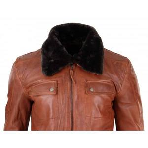 High Quality New Arrival 2026 Breathable Customized Design Bomber Leather <b>Jacket</b> For <b>Men</b> Top Quality Fashionable New Style - Product Image 6