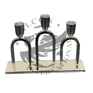El mejor vendedor, soporte de pilar de aluminio duradero de lujo con soporte, candelabro decorativo de Navidad para boda en casa - Product Image 4