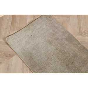 1.6x3 ft Turkish Rug, Rug, <b>Brown</b> Bordered Rug <b>Wool</b> - Product Image 4