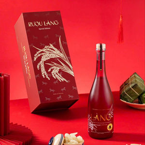 Caja de Regalo para Botellas de Vino Premium, Papel Rígido Reciclable, Logotipo Personalizado, Empaque de Botellas de Alta Gama, Caja de Regalo de Lujo, Venta al por Mayor de Fábrica - Product Image 1