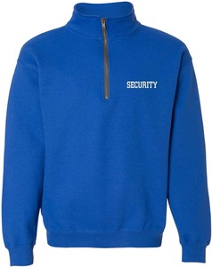 Sweat-shirt de sécurité personnalisé à demi-fermeture éclair pour hommes de haute qualité 100% coton molletonné décontracté à quart de fermeture éclair pour l'été - Product Image 2