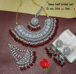 Moda último diseño de Gargantilla tradicional chapado en oro collar conjunto de joyas para mujeres - Product Image 4