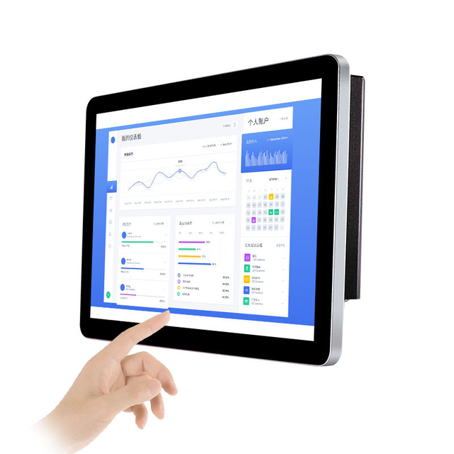 Rugged 10.1 Inch Industrial Touch Monitor 1280x800 Marine Display with Anti Glare Aluminum Housing for Ship Navigation