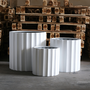 Bộ sưu tập mới của nhỏ dọc Sợi Đất Sét Chậu hoa trong nhà và ngoài trời trồng cho nhà và vườn trang trí bán buôn - Product Image 5